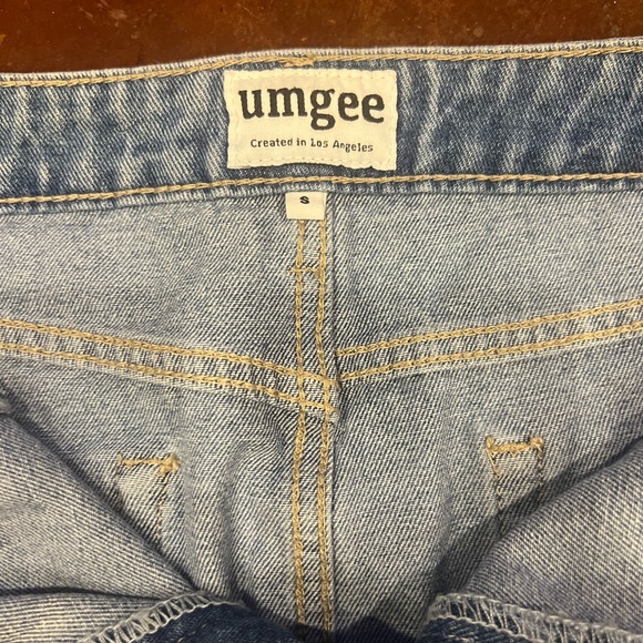 Umgee embroidered floral mini jean skirt - Picture 2 of 4